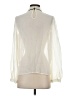 Shein 100% Polyester Ivory Long Sleeve Blouse Size 4 - photo 2