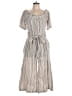 BCBGMAXAZRIA Stripes Ivory Jumpsuit Size L - photo 1