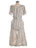 BCBGMAXAZRIA Stripes Ivory Jumpsuit Size L - photo 2