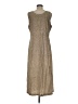 Woolrich 100% Rayon Metallic Tan Casual Dress Size M - photo 2