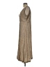 Woolrich 100% Rayon Metallic Tan Casual Dress Size M - photo 5