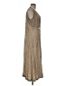 Woolrich 100% Rayon Metallic Tan Casual Dress Size M - photo 4