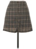 Altar'd State Plaid Gray Casual Skirt Size XS - photo 2