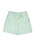 Btween 100% Cotton Stripes Green Shorts Size 6 - photo 1