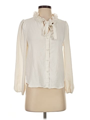 Alice Blue Long Sleeve Blouse (view 1)