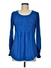 Unbranded Blue Long Sleeve Blouse Size M - photo 1