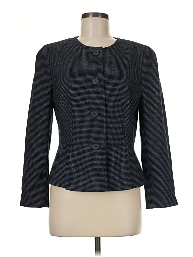 Pre-owned Ann Taylor Blazer Jacket In Gray