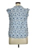 Angels 100% Rayon Blue Sleeveless Blouse Size L - photo 2
