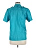 Sheridan Square 100% Polyester Teal Short Sleeve Blouse Size 8 - photo 2