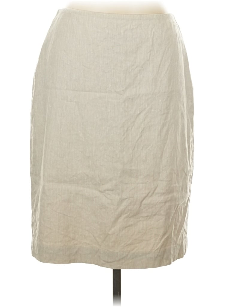 Pre-owned Ann Taylor Casual Skirt In Tan