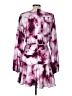 Elliatt 100% Polyester Tie-dye Purple Casual Dress Size L - photo 2
