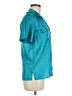 Sheridan Square 100% Polyester Teal Short Sleeve Blouse Size 8 - photo 4