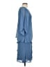 Marina 100% Polyester Blue Cocktail Dress Size 10 - photo 4