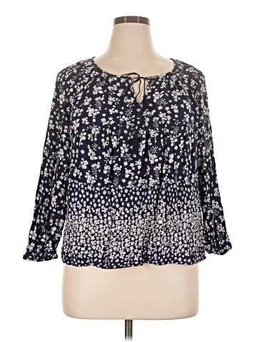 Old Navy 3/4 Sleeve Blouse (view 1)