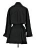H&M 100% Polyester Black Trenchcoat Size S - photo 2