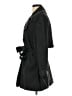 H&M 100% Polyester Black Trenchcoat Size S - photo 5
