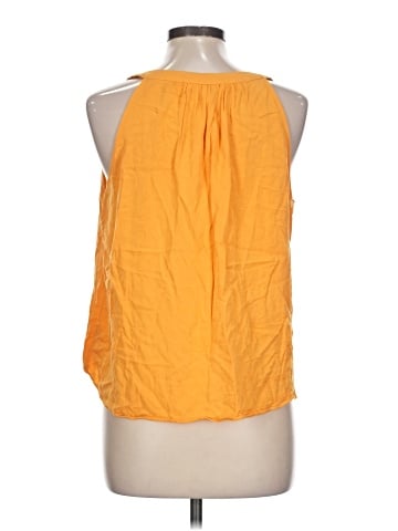 Rose + Olive Sleeveless Blouse (view 2)