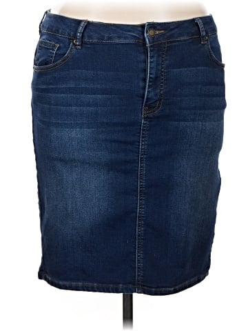 Angel Kiss Denim Skirt (view 1)