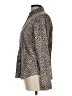Talbots Animal Print Silver Long Sleeve Blouse Size 10 - photo 5