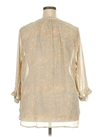 Rose + Olive 3/4 Sleeve Blouse (view 2)
