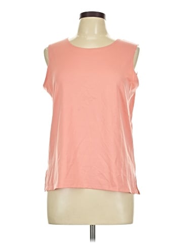 Susan Graver Sleeveless T-Shirt (view 1)