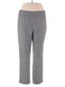 Kim Rogers Houndstooth Gray Casual Pants Size 18 - photo 1