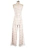 Julia Jordan 100% Polyester Ivory Jumpsuit Size 2 - photo 2