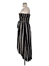 Justify 100% Rayon Stripes Black Casual Dress Size M - photo 5