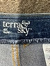 Terra & Sky Solid Blue Jeans Size 0X - photo 7
