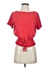 MICHAEL Michael Kors Red Short Sleeve Top Size S - photo 1