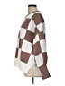 Lillusory Checkered-gingham Brown Pullover Sweater Size L - photo 5