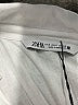 Zara White 3/4 Sleeve Button-Down Shirt Size S - photo 7