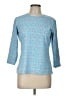 J. McLaughlin Blue 3/4 Sleeve Top Size L - photo 1
