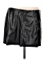 Shein Solid Black Faux Leather Skirt Size 6 - photo 1