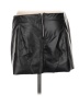 Shein Solid Black Faux Leather Skirt Size 6 - photo 2