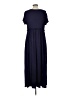 Assorted Brands Solid Blue Casual Dress Size L - photo 2