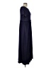 Assorted Brands Solid Blue Casual Dress Size L - photo 4