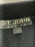 St. John Solid Black Formal Skirt Size 2 - photo 4