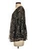 Jennifer Lopez Black 3/4 Sleeve Blouse Size S - photo 5