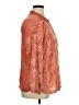 Johnny Was 100% Rayon Paisley Orange Long Sleeve Button-Down Shirt Size L - photo 4