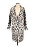 R Fashion Apparel Animal Print Silver Coat Size S - photo 1