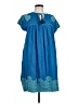 Sundance 100% Linen Blue Casual Dress Size M - photo 1
