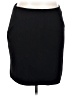 Elle Solid Black Casual Skirt Size XXL - photo 1