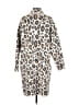 R Fashion Apparel Animal Print Silver Coat Size S - photo 2