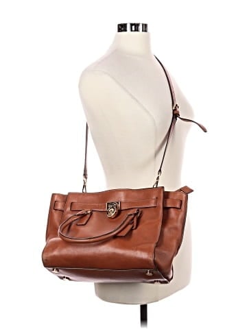 MICHAEL Michael Kors Leather Satchel (view 2)