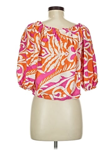 Christian Siriano New York 3/4 Sleeve Blouse (view 2)
