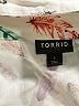 Torrid Print Ivory Short Sleeve Blouse Size 1X Plus (1) - photo 7