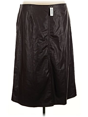 Old Navy Faux Leather Skirt (view 2)