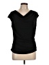 Worthington Black Short Sleeve Top Size L - photo 1