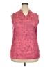 Assorted Brands Pink Sleeveless T-Shirt Size 2X - photo 1